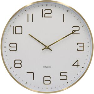 Karlsson KA5973WH Vit Elegant Vägg/Desk-ur - Urt Karlsson KA5973WH Vit Elegant Vägg/Desk-ur - Urt
