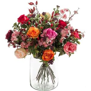 Emerald Artificial Bouquet Flame Roses - Indoor Decoration Emerald Artificial Bouquet Flame Roses - Indoor Decoration