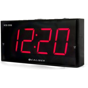 Caliber HCG006 Alarmklok - Dubbele Alarm - Rood Display Caliber HCG006 Alarmklok - Dubbele Alarm - Rood Display