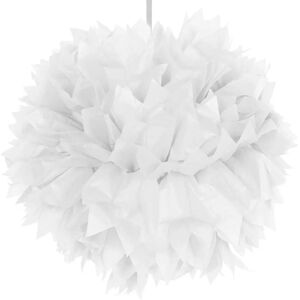 Folat BV Witte Pompom - Decoratieballon Folat BV Witte Pompom - Decoratieballon