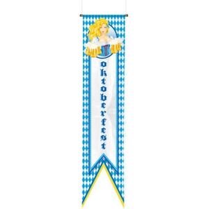 Folat Oktoberfest Banner - Girl with Beer Glasses Folat Oktoberfest Banner - Girl with Beer Glasses