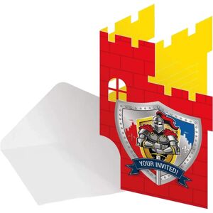 Folat BV Invitations Chevalier - Thème Château - Publicité Folat BV Invitations Chevalier - Thème Château - Publicité