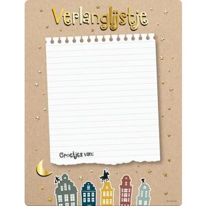 Folat BV Sinterklaas Verlanglijstje, 4 stuks - Feestdecoraties Folat BV Sinterklaas Verlanglijstje, 4 stuks - Feestdecoraties