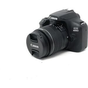 Canon EOS 4000D DSLR Camera & EF-S 18-55mm Lens - Black Canon EOS 4000D DSLR Camera & EF-S 18-55mm Lens - Black