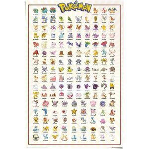 Reinders! Poster Pokemon - Poster - 61x91.5 cm - Kunst Reinders! Poster Pokemon - Poster - 61x91.5 cm - Kunst