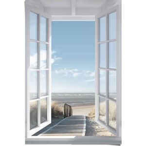 REINDERS - Poster Fensterblick Nordsee - Blau - Poster REINDERS - Poster Fensterblick Nordsee - Blau - Poster