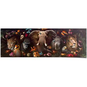 Reinders - Dschungel Fantasie - 158x53 cm - bunt - poster Reinders - Dschungel Fantasie - 158x53 cm - bunt - poster