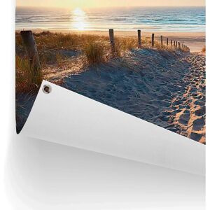 REINDERS - Dünenweg zum Meer - Blau - 80x60 cm - Poster REINDERS - Dünenweg zum Meer - Blau - 80x60 cm - Poster