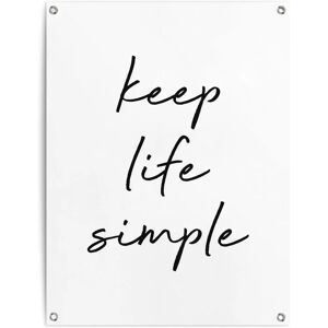 REINDERS - Keep life simple - 60x80 cm - Poster REINDERS - Keep life simple - 60x80 cm - Poster