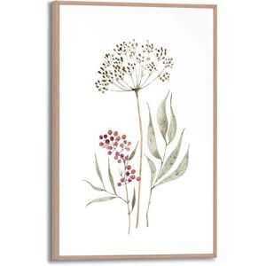 REINDERS - Aqua Flowers - Grün - 20x30x1,6 cm - Gerahmte Wandkunst REINDERS - Aqua Flowers - Grün - 20x30x1,6 cm - Gerahmte Wandkunst
