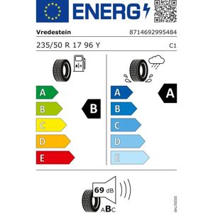 Vredestein Ultrac+ 235/50 R17 96Y - Dæk Vredestein Ultrac+ 235/50 R17 96Y - Dæk