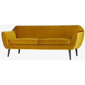 Woood Rocco 2-seters Veloursofa - Moderne Retro Design Woood Rocco 2-seters Veloursofa - Moderne Retro Design