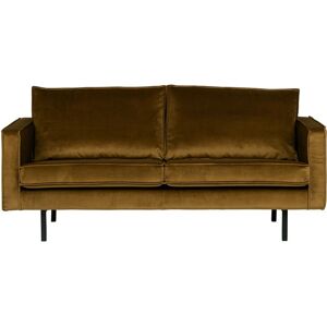 BePureHome Sofá Velvet Rodeo - 2,5 Plazas, Amarillo BePureHome Sofá Velvet Rodeo - 2,5 Plazas, Amarillo