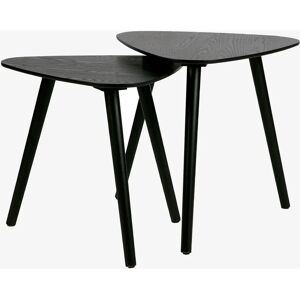 WOOOD Nila Sidebord - Sett med 2 - Svart WOOOD Nila Sidebord - Sett med 2 - Svart
