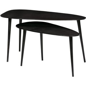 BePureHome Table d'Appoint Triangle - 2 pièces - Noir - Aluminium - Publicité BePureHome Table d'Appoint Triangle - 2 pièces - Noir - Aluminium - Publicité