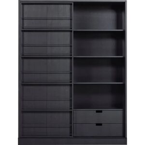 WOOOD Swing Skyvedørskap - Svart - Oppbevaring & Utstilling WOOOD Swing Skyvedørskap - Svart - Oppbevaring & Utstilling