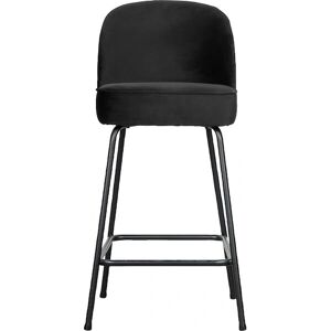 BEPUREHOME VogueBH1 Svart Fløyelsbarstol - Bar Stool BEPUREHOME VogueBH1 Svart Fløyelsbarstol - Bar Stool
