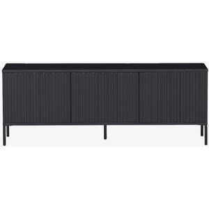 WOOOD New Gravure Svart Furu TV Sideboard WOOOD New Gravure Svart Furu TV Sideboard