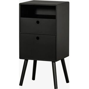 WOOOD Ozzy Nattbord - Svart - Minimalistisk MDF - 75x36x30cm WOOOD Ozzy Nattbord - Svart - Minimalistisk MDF - 75x36x30cm