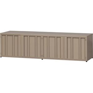 Woood Level - TV-skap med 4 dører i metall L160cm - Beige Woood Level - TV-skap med 4 dører i metall L160cm - Beige