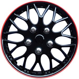 AutoStyle Wheel Cover 15 Inch Black/Red - Wheel Cover/Hubcap AutoStyle Wheel Cover 15 Inch Black/Red - Wheel Cover/Hubcap