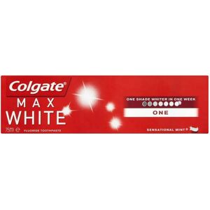 Colgate Max White One Fluoride Toothpaste Sensational Mint - Whitening in One Week Colgate Max White One Fluoride Toothpaste Sensational Mint - Whitening in One Week