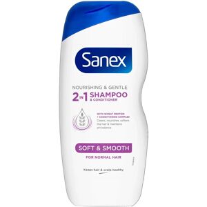 Sanex 2-i-1 Sjampo og Balsam Myk og Glatt - Sjampo og Balsam Sanex 2-i-1 Sjampo og Balsam Myk og Glatt - Sjampo og Balsam