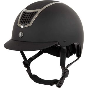 Casque d'équitation BR Lambda Glitter - Noir/Gunmetal - Publicité Casque d'équitation BR Lambda Glitter - Noir/Gunmetal - Publicité