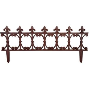 Bordure de jardin en fonte Esschert Design - Brun Antique - Publicité Bordure de jardin en fonte Esschert Design - Brun Antique - Publicité
