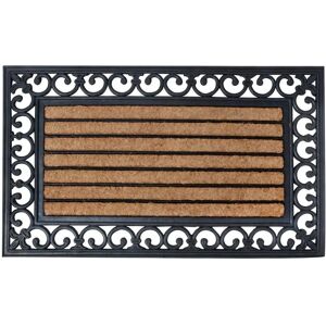 Esschert Design RB108 Door Mat - Rubber & Cocos - 75x45cm Esschert Design RB108 Door Mat - Rubber & Cocos - 75x45cm