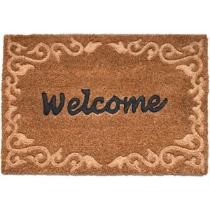 Esschert Design RB215 black welcome door mat - Door Mat Esschert Design RB215 black welcome door mat - Door Mat