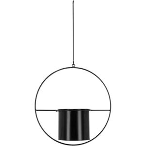 Esschert Design PY148 Ścienna Czarna Metalowa Okrągła Donica do Wnętrz Esschert Design PY148 Ścienna Czarna Metalowa Okrągła Donica do Wnętrz