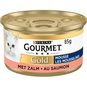 Gourmet Gold Mousse - Nourriture humide au saumon - 24x85 g - Publicité Gourmet Gold Mousse - Nourriture humide au saumon - 24x85 g - Publicité