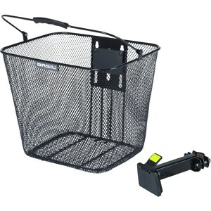 Basil Bilbao Front Basket - Steel, Removable, Black Basil Bilbao Front Basket - Steel, Removable, Black