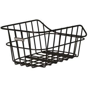 Panier arrière pour vélo Basil Cento - Aluminium noir Panier arrière pour vélo Basil Cento - Aluminium noir