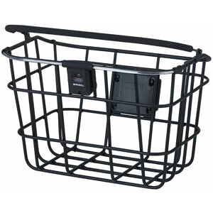 Panier avant Basil Bremen en aluminium - Noir - Publicité Panier avant Basil Bremen en aluminium - Noir - Publicité