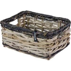 Panier Velos Basil Dijon S - Gris/Noir Rattan Compact Panier Velos Basil Dijon S - Gris/Noir Rattan Compact