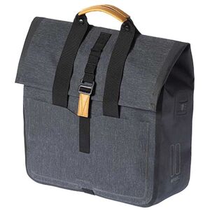 Basil Urban Dry Shopper - Sac à vélo étanche, 25L, Gris - Publicité Basil Urban Dry Shopper - Sac à vélo étanche, 25L, Gris - Publicité
