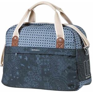 Basil Boheme Achterfietsmand 18L Polyester Blauw - Fietstas Basil Boheme Achterfietsmand 18L Polyester Blauw - Fietstas