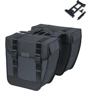 Basil Tour Sacoches Double Étanches - 28L - Noir Basil Tour Sacoches Double Étanches - 28L - Noir