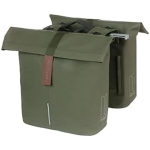 Basil City MIK Veganes Leder Moosgrün Fahrrad Tasche - 32L Basil City MIK Veganes Leder Moosgrün Fahrrad Tasche - 32L