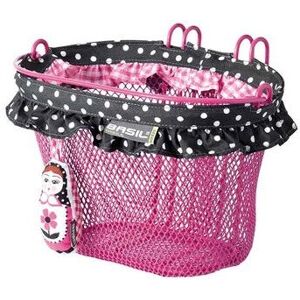 Basil Jasmin Fahrradkorb vorne/hinten - Pink Basil Jasmin Fahrradkorb vorne/hinten - Pink