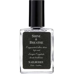 Nailberry Shine & Breathe Ultra Shine Top Coat 15ml - Smalto lucido Nailberry Shine & Breathe Ultra Shine Top Coat 15ml - Smalto lucido