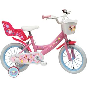 Bicicleta Infantil 16" Disney Princesas com Cesta - Para Crianças 5-7 Anos Bicicleta Infantil 16" Disney Princesas com Cesta - Para Crianças 5-7 Anos