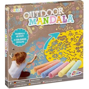 Grafix - Mandala Extérieur - 6 pièces de craie - Mandala Extérieur - 6 pièces de craie - Publicité Grafix - Mandala Extérieur - 6 pièces de craie - Mandala Extérieur - 6 pièces de craie - Publicité