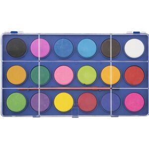 Palette d'aquarelle Grafix - 18 Couleurs Multicolores - Publicité Palette d'aquarelle Grafix - 18 Couleurs Multicolores - Publicité