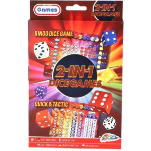 Grafix Jeu de dés 2 en 1 multicolore - jeux de dés pour enfants - Publicité Grafix Jeu de dés 2 en 1 multicolore - jeux de dés pour enfants - Publicité