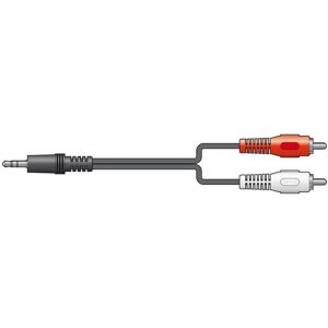 Skytronic - CX405-1 - 1.5m - 3.5mm RCA - Câble audio - Publicité Skytronic - CX405-1 - 1.5m - 3.5mm RCA - Câble audio - Publicité