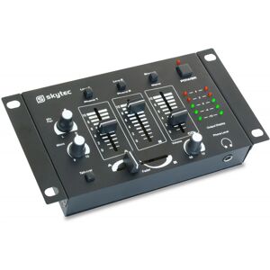 Skytec STM-2211B 4-kanals mikser - Svart Skytec STM-2211B 4-kanals mikser - Svart