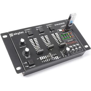 Skytec STM-3020B 6-kanals mikser - Svart Skytec STM-3020B 6-kanals mikser - Svart